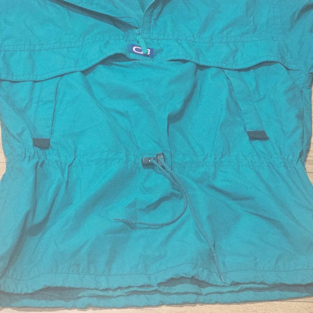 CB Sports Teal Anorak Pullover Training‎ Shell Jacket Unisex LGE